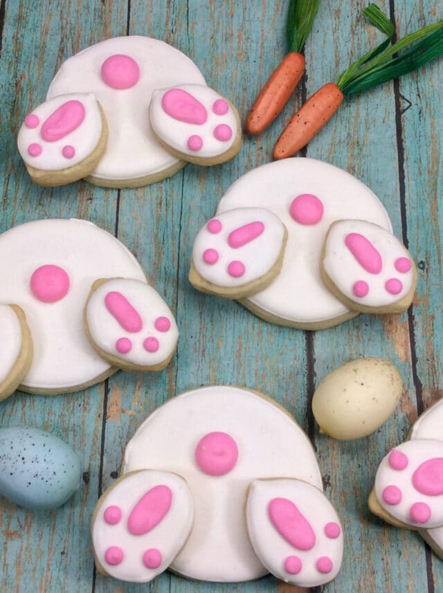 Bunny Butt Sugar Cookies