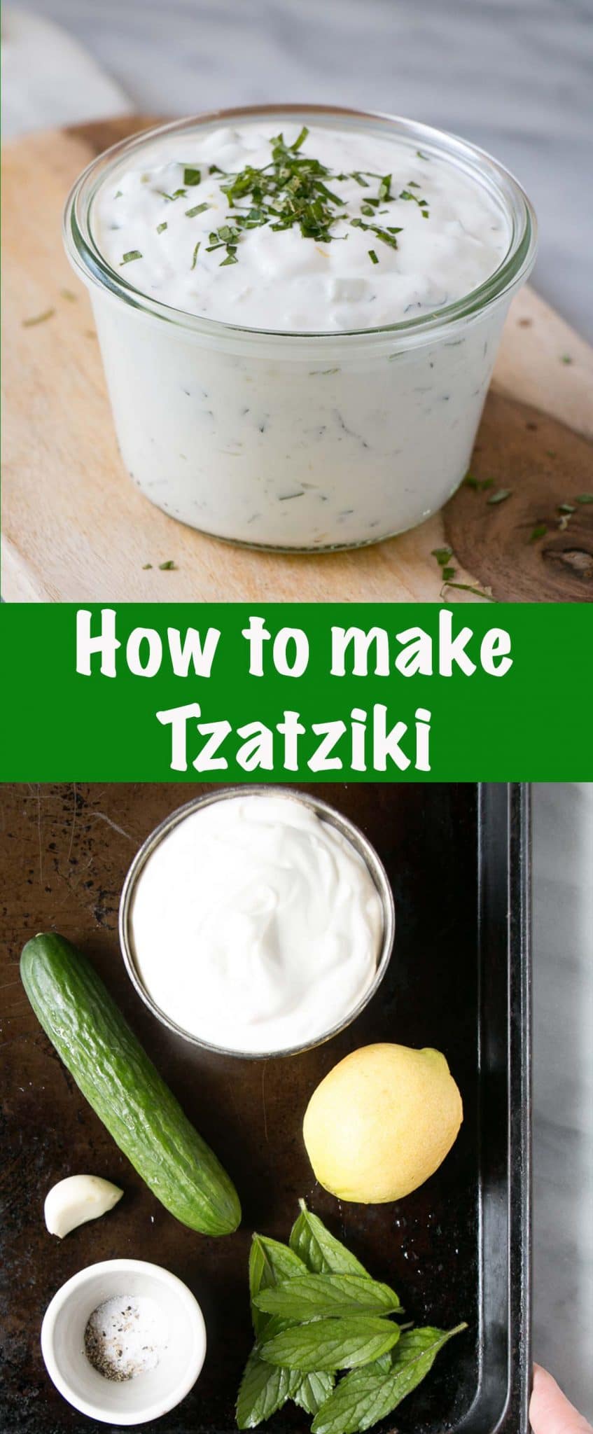 How to make Tzatziki Long Pin