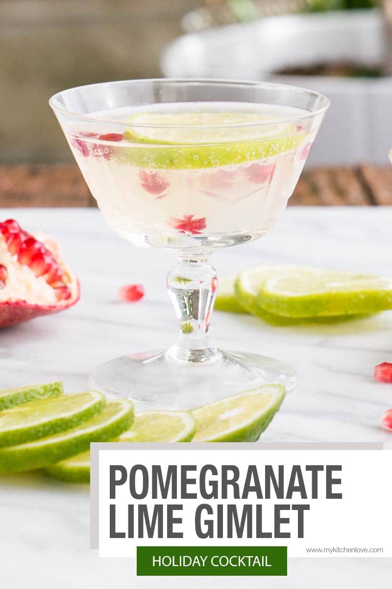 A gin gimlet is a simple, yet refreshing cocktail. Made with minimal ingredients, this Lime Gimlet recipe is perfect for the holidays or as a cocktail worthy of any gathering. via @mykitchenlove